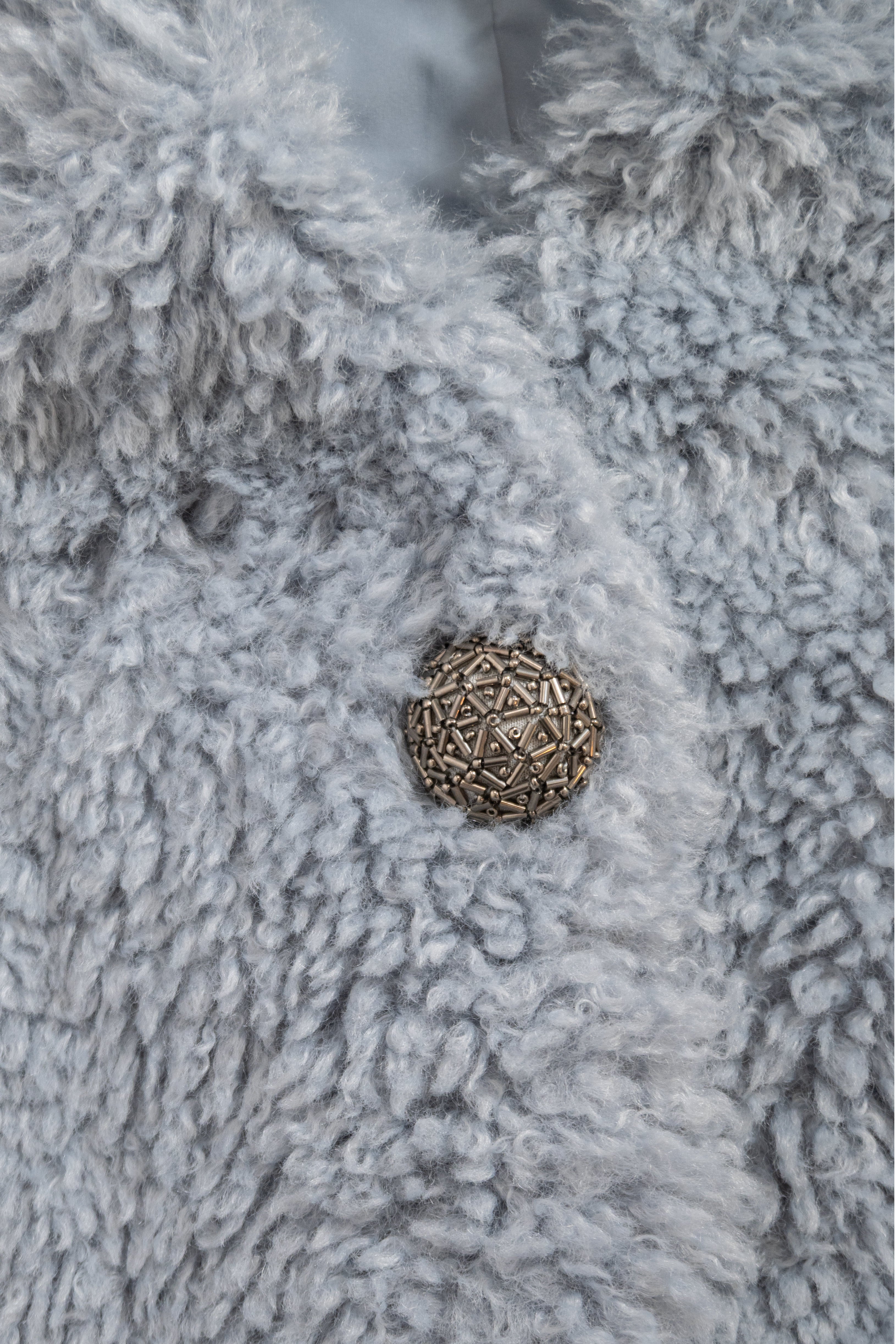 ビジュー釦ボアコート NS-343