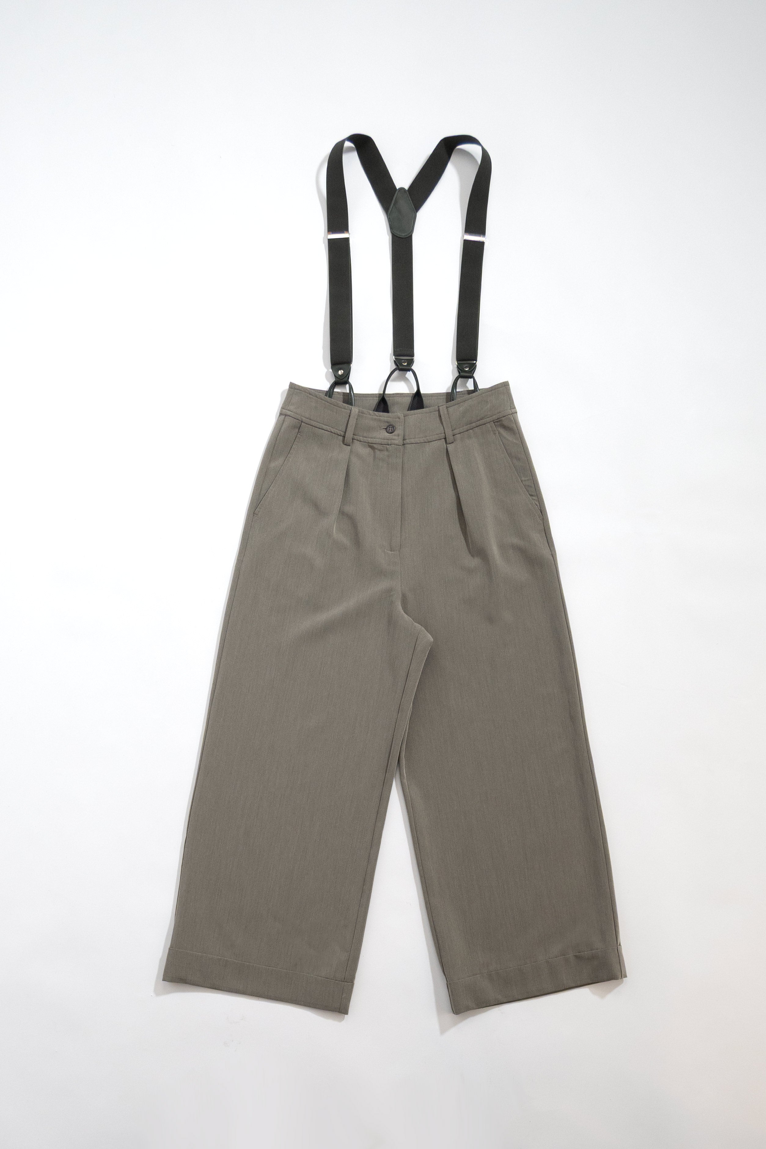 サスペンダー付ワイドパンツ NS-354