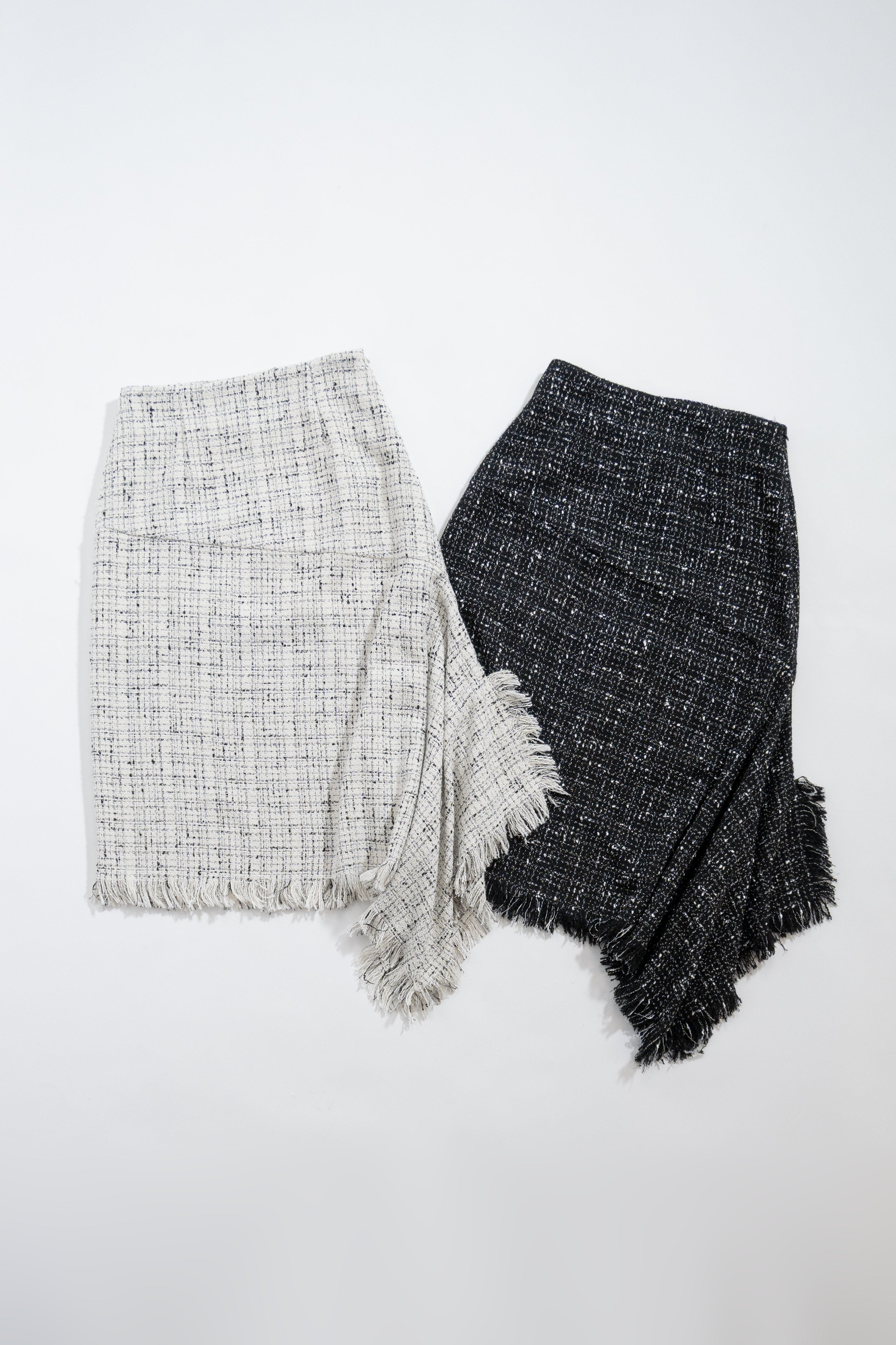 イレギュラーヘムツイードスカート NS-355