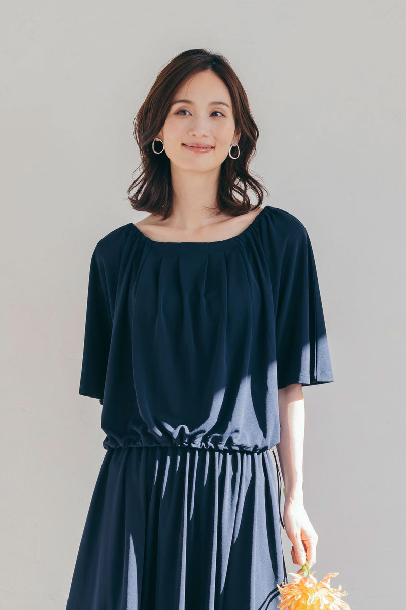 ドルマンスリーブカットソートップ NS-379