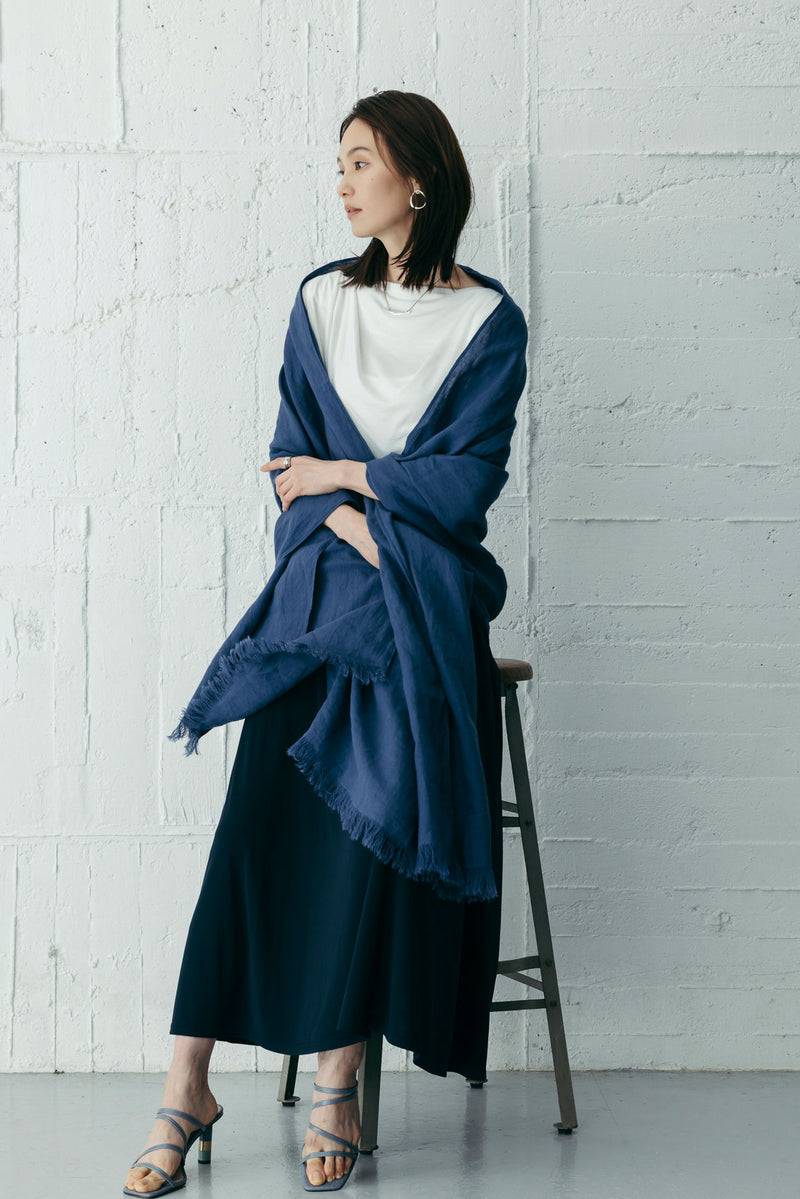 ベルギーリネンビッグストール NS-381