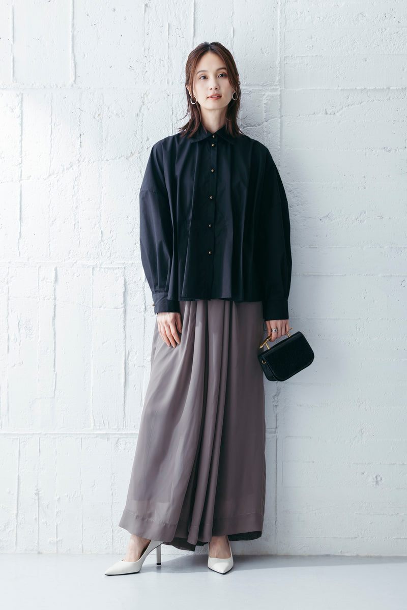 シフォンワイドパンツ NS-366