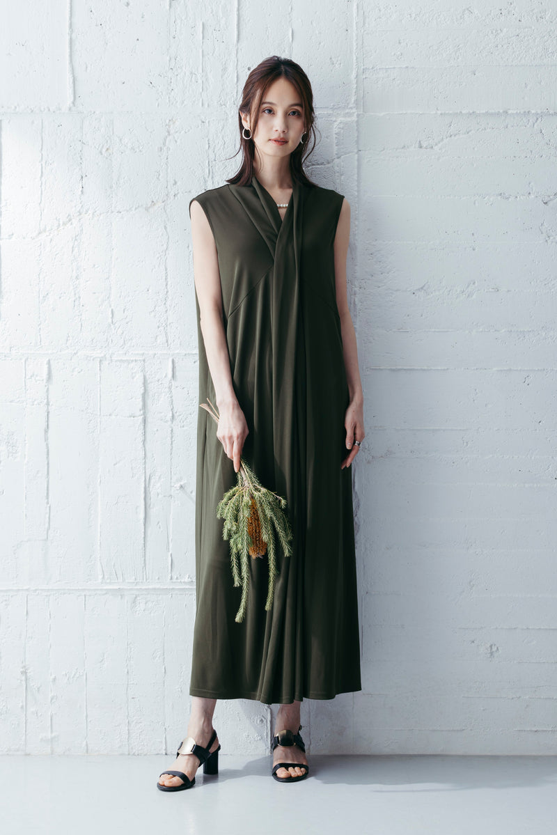 フロントツイストタックワンピース NS-306