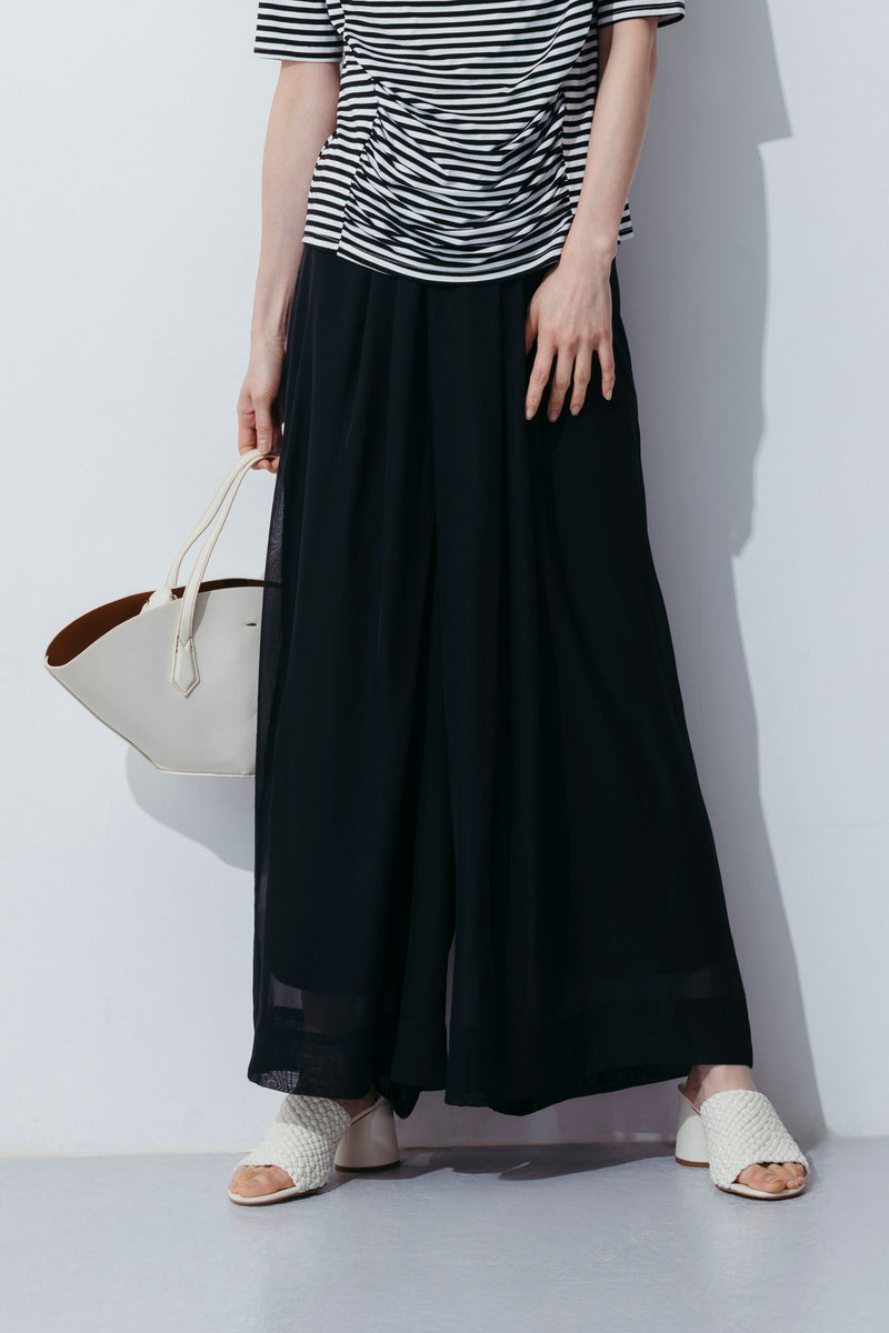 シフォンワイドパンツ NS-366