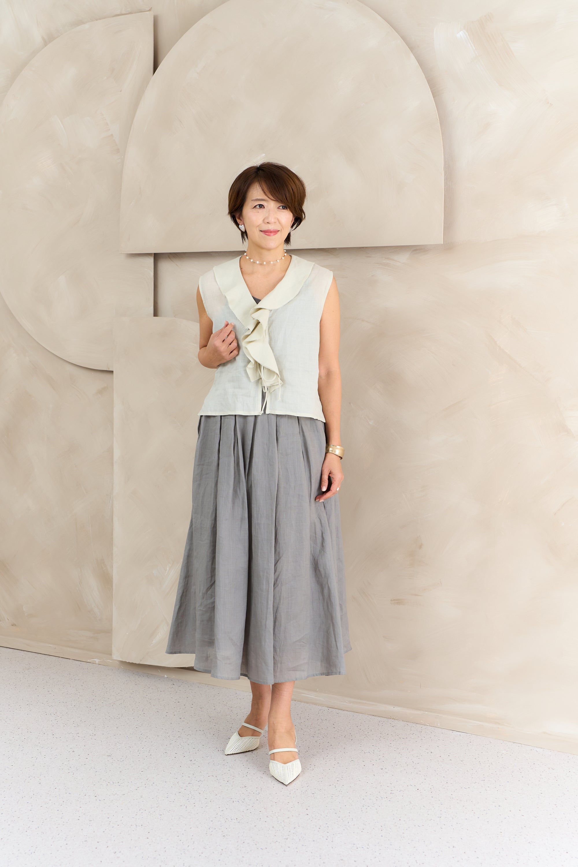 リネンタックスカート NS-374