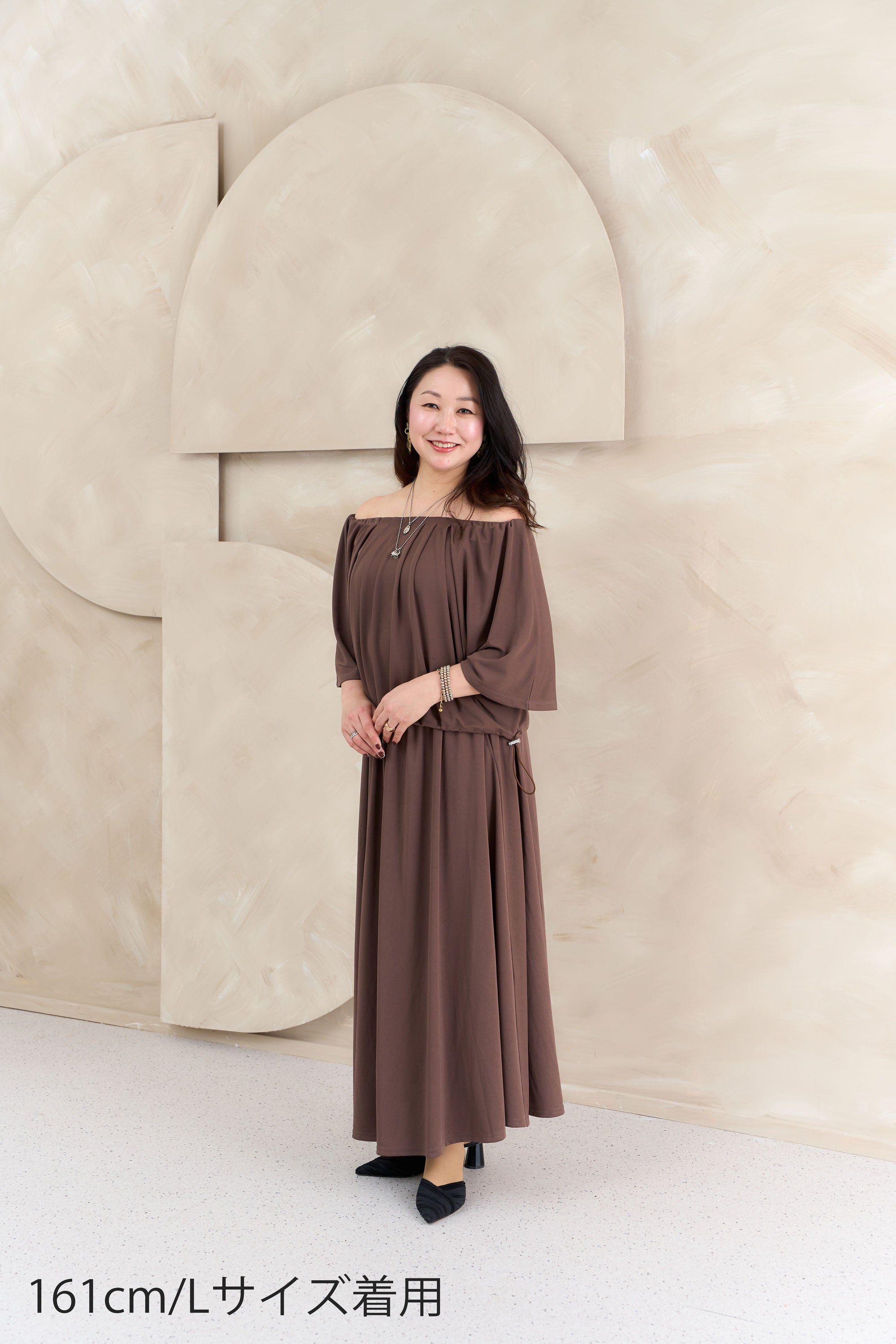 ドルマンスリーブカットソートップ NS-379