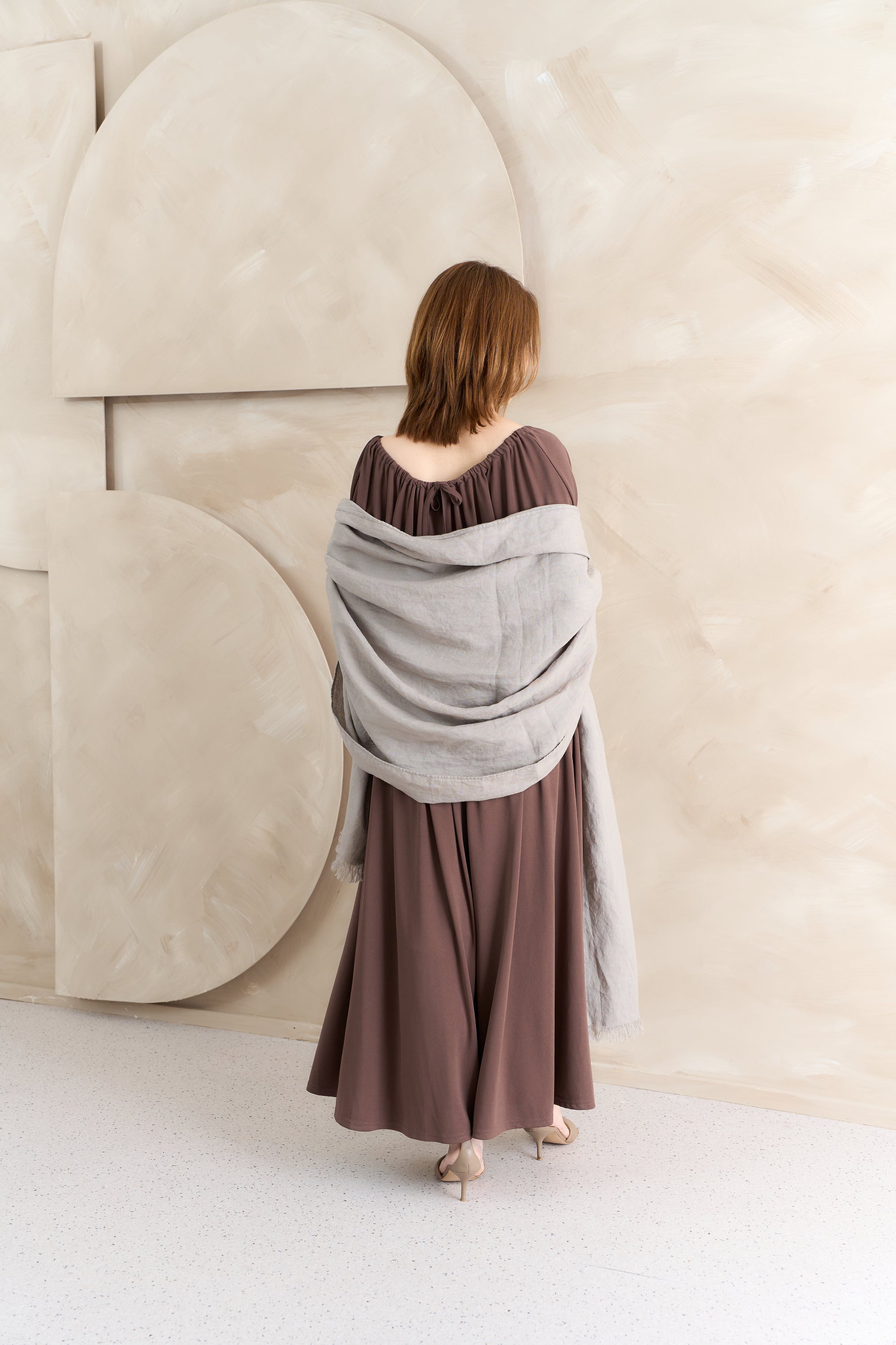 ベルギーリネンビッグストール NS-381