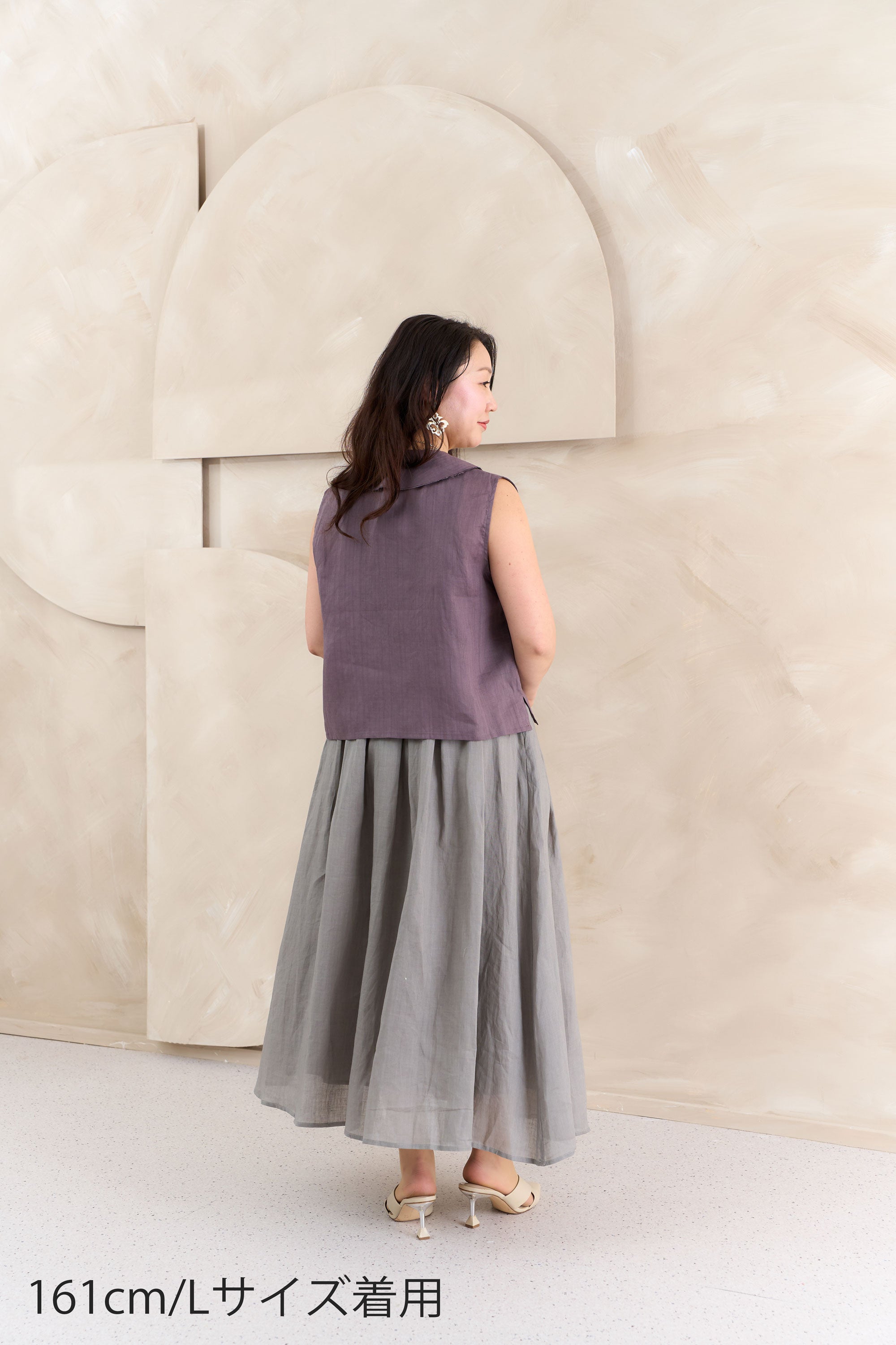 リネンタックスカート NS-374