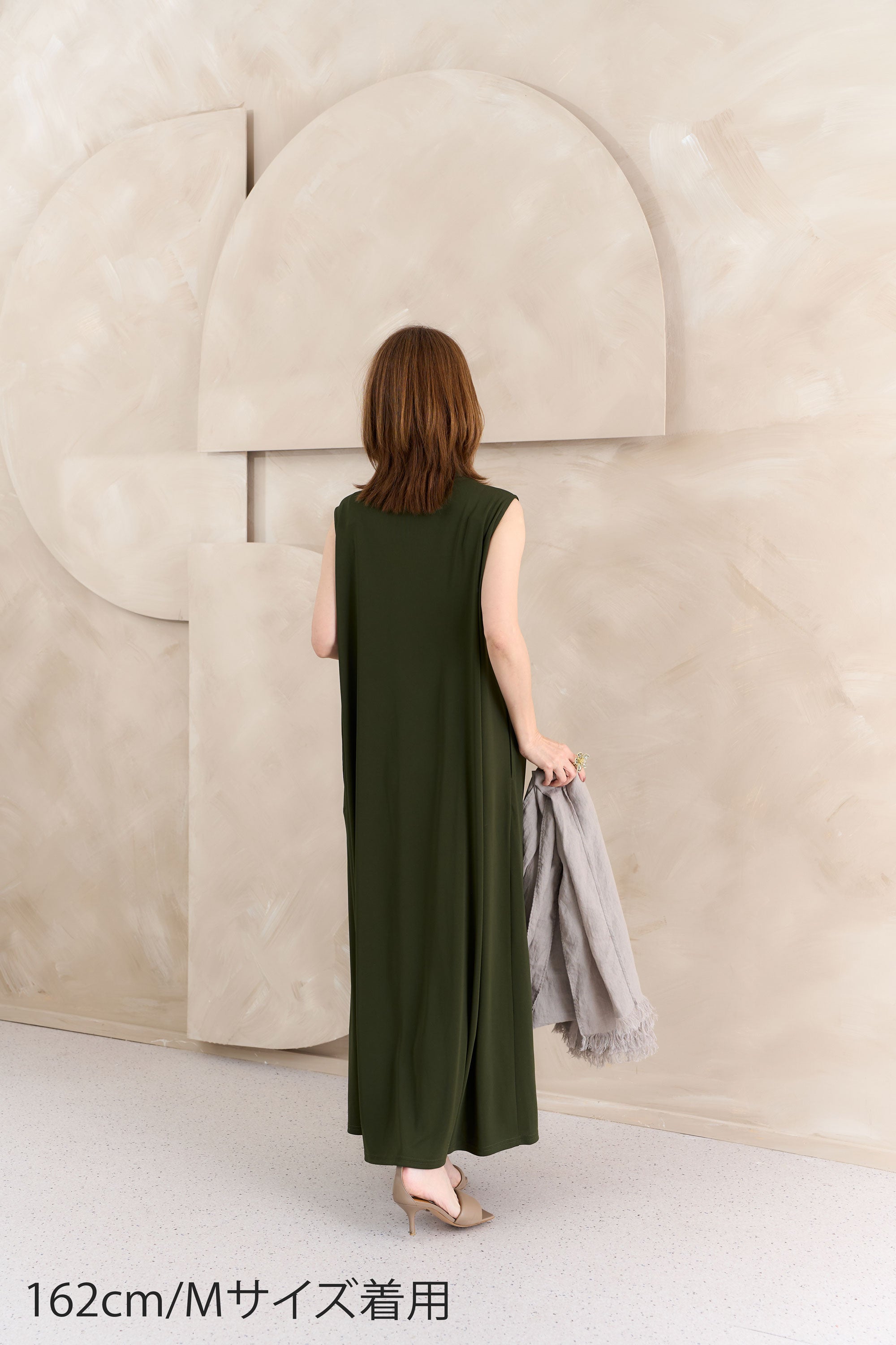 フロントツイストタックワンピース NS-306