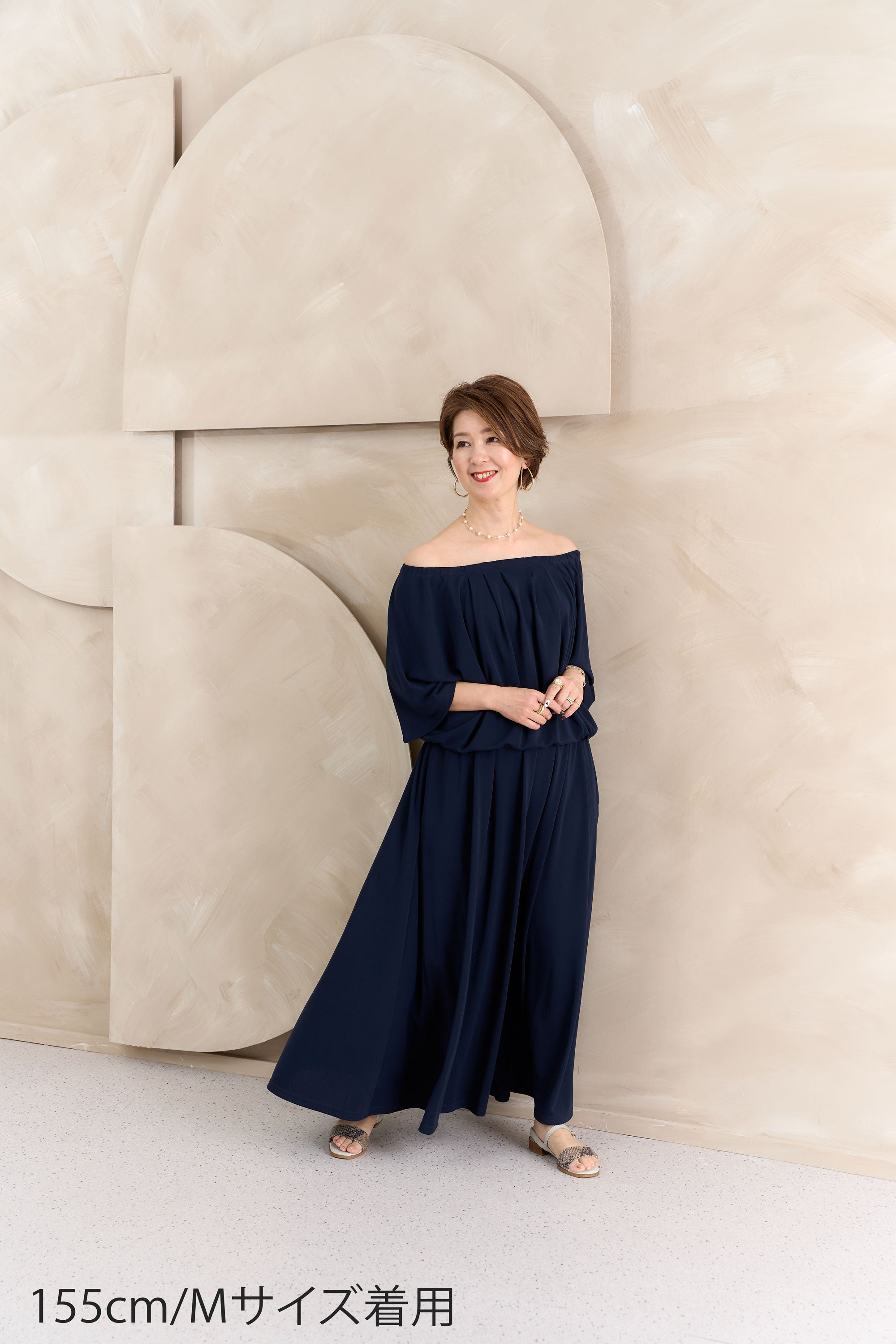 ドルマンスリーブカットソートップ NS-379