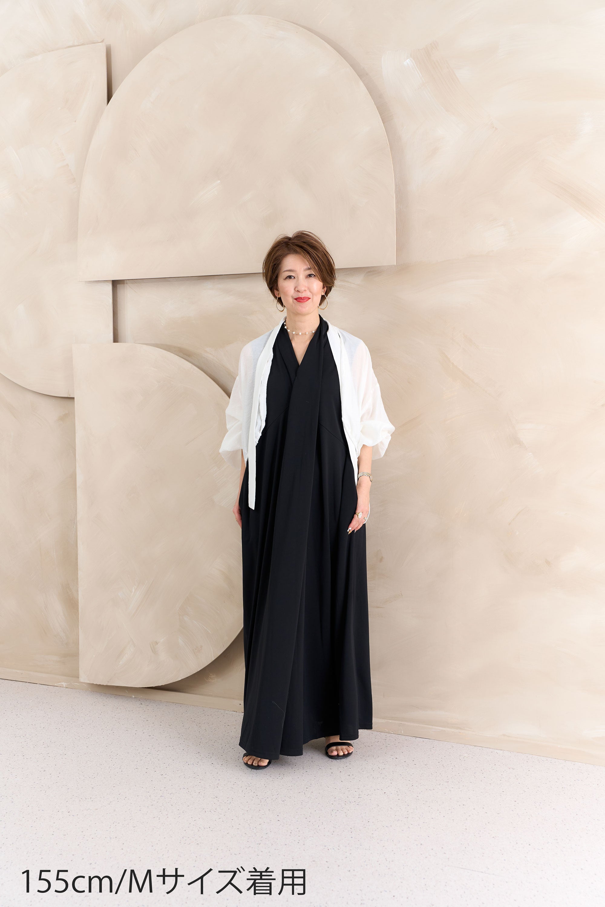 フロントツイストタックワンピース NS-306