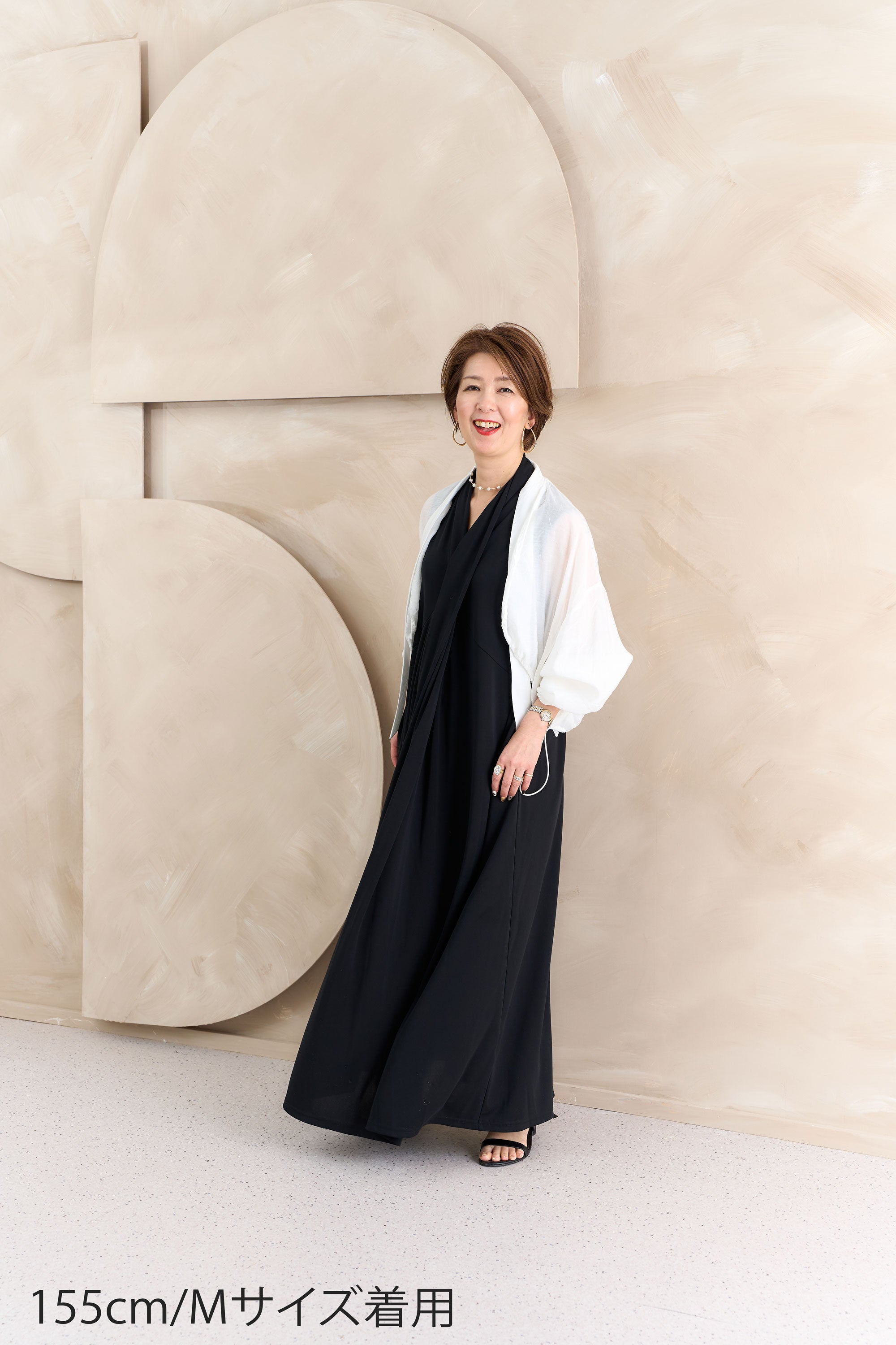 フロントツイストタックワンピース NS-306