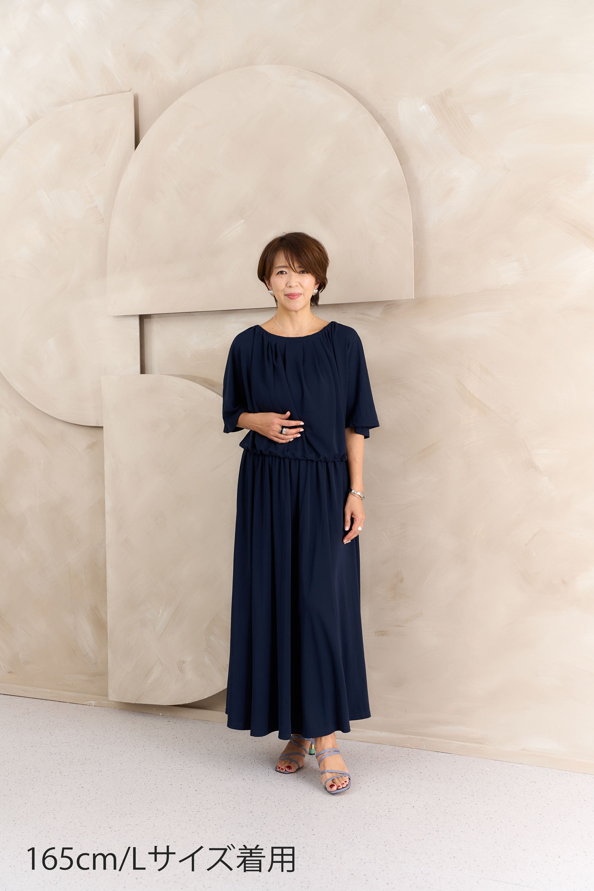 ドルマンスリーブカットソートップ NS-379