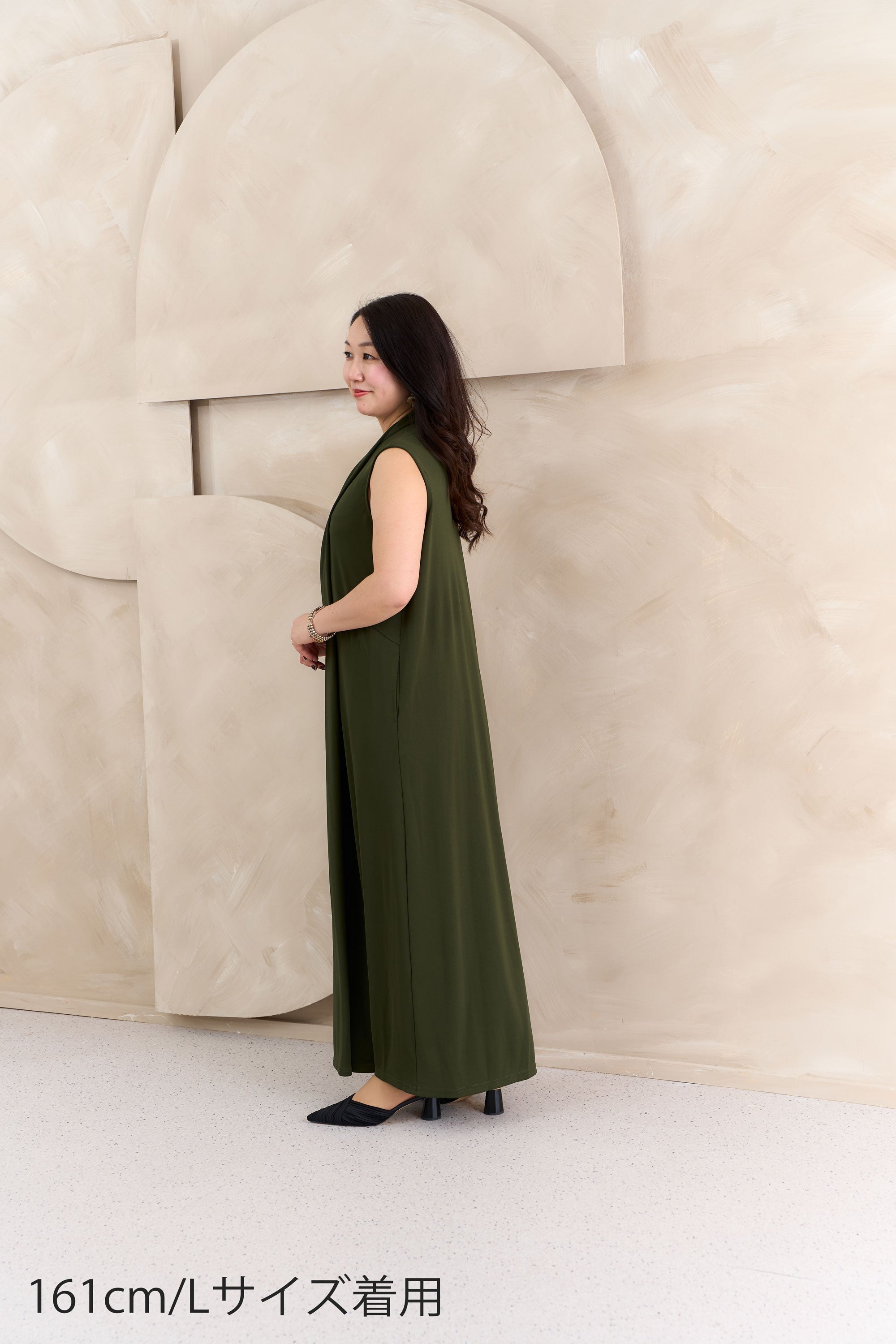 フロントツイストタックワンピース NS-306