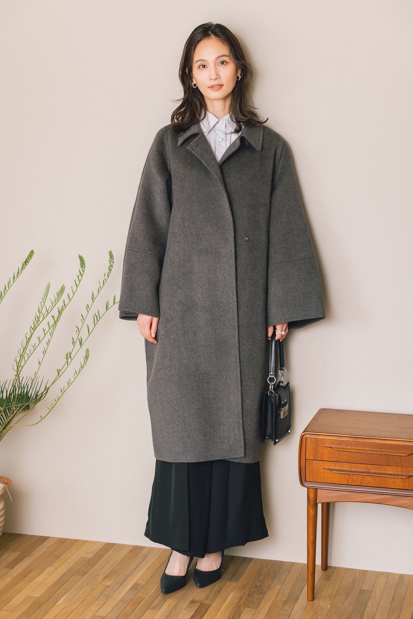 フロントタックワイドパンツ NS-395