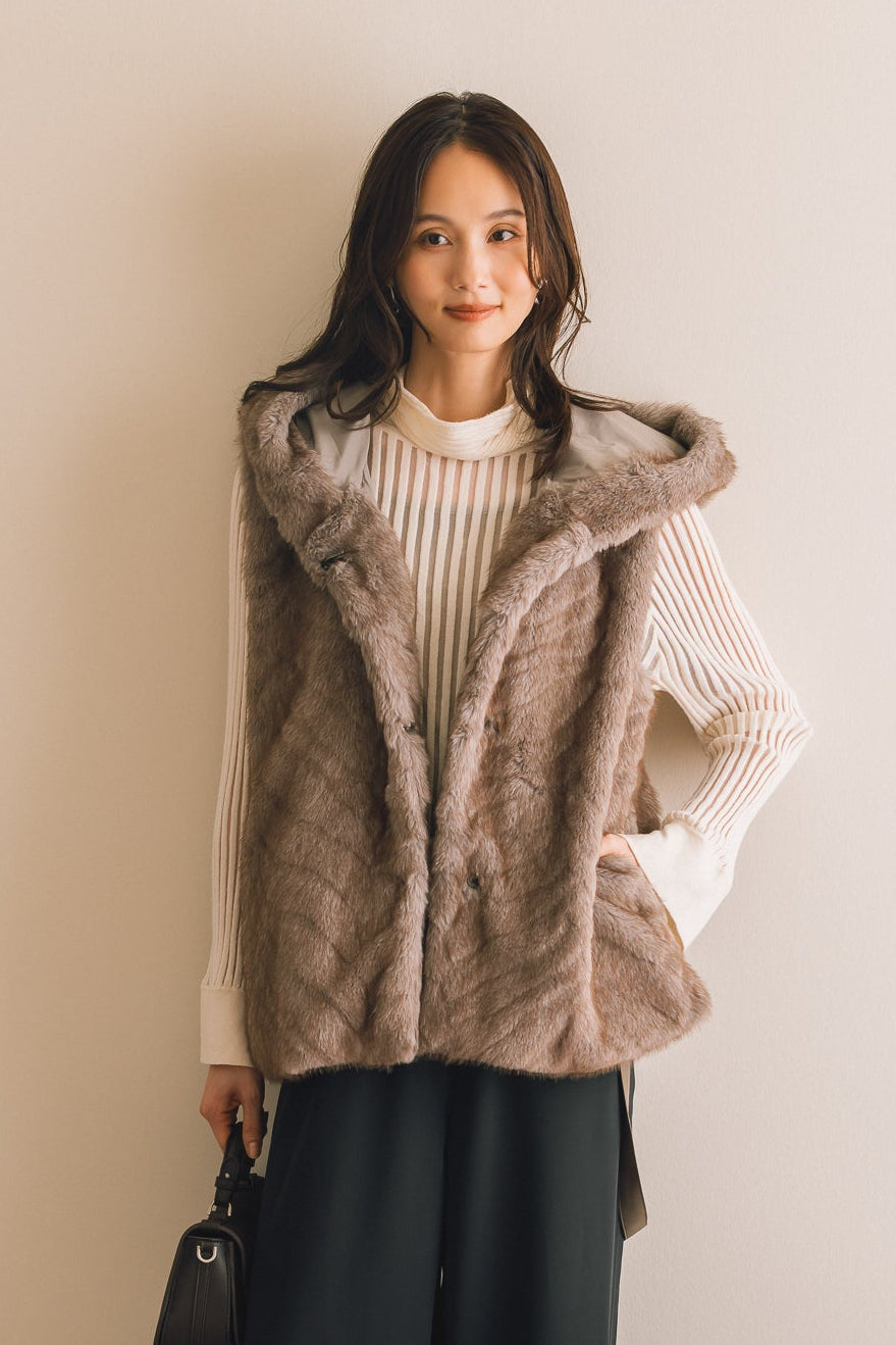 170cm/Mサイズ着用/グレージュ