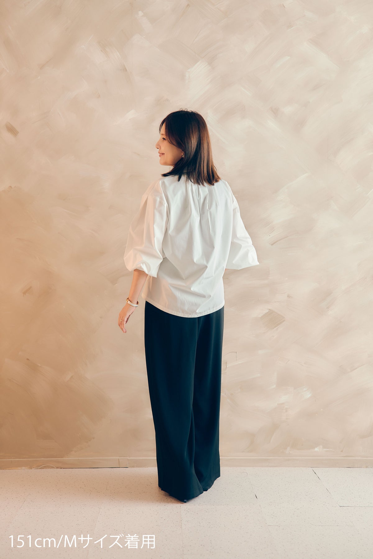フロントタックワイドパンツ NS-395
