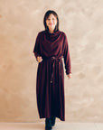 ドレープカットソーワンピース（ベルト付き） NS-370