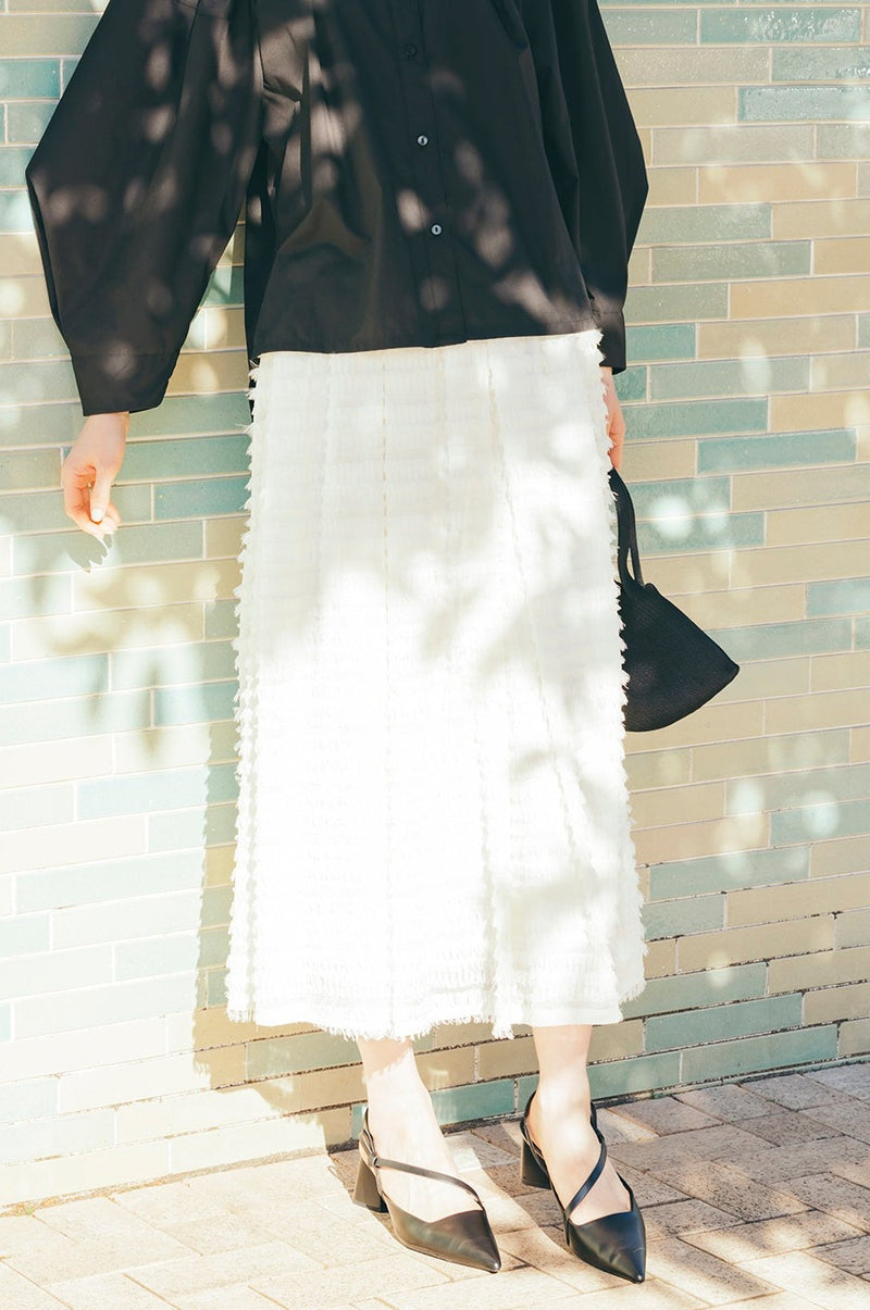 カットジャカードタックスカート　NS-209