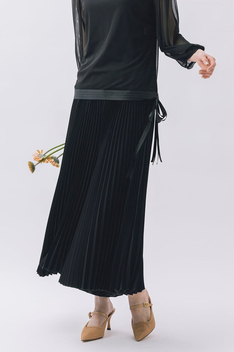 ロングプリーツパンツ　NS-207